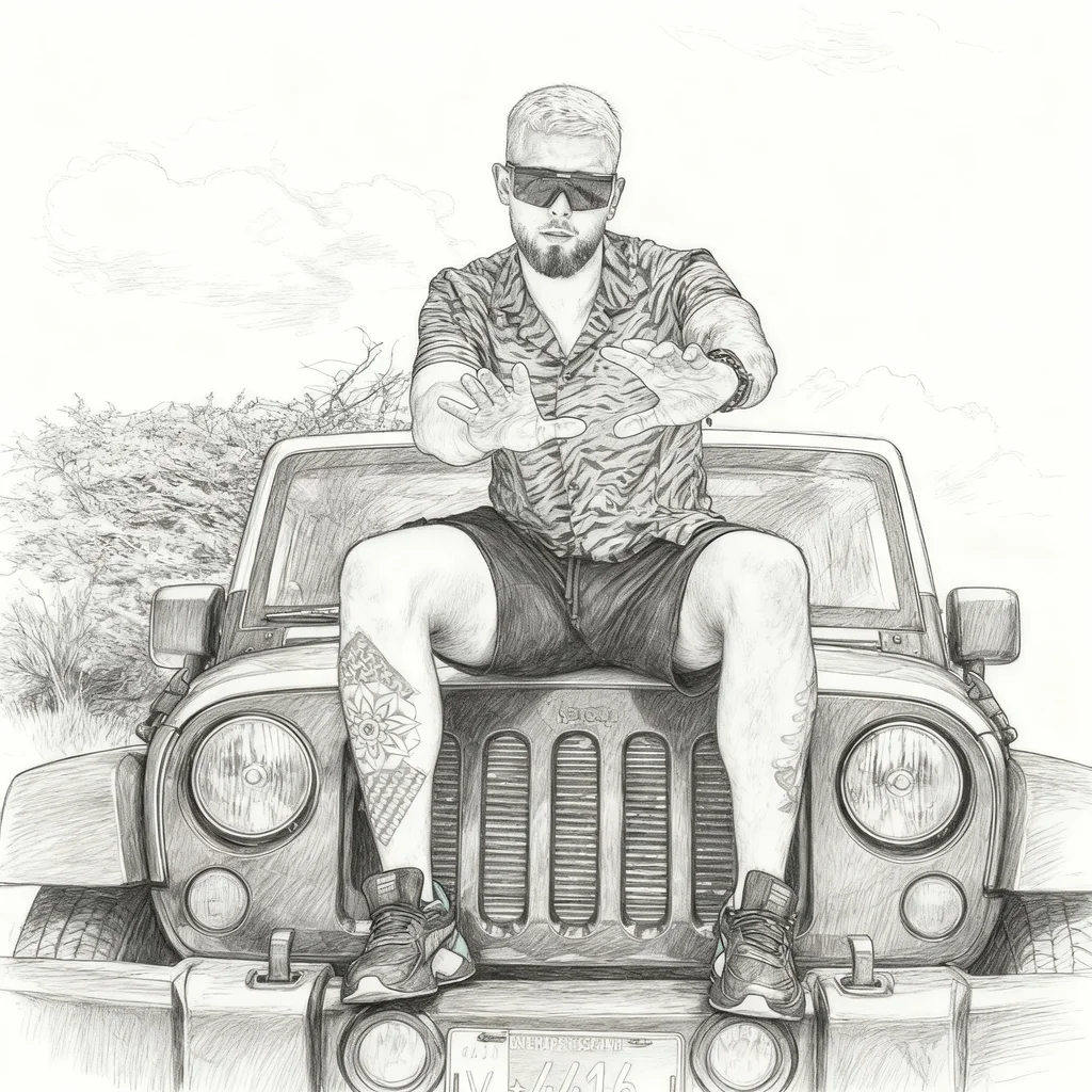 Sketch & Line Art style result